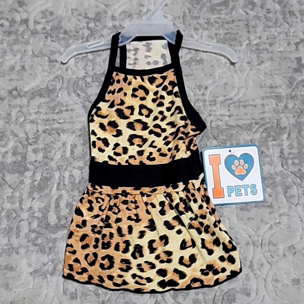 🛍Pet clothing leopard print SMALL
